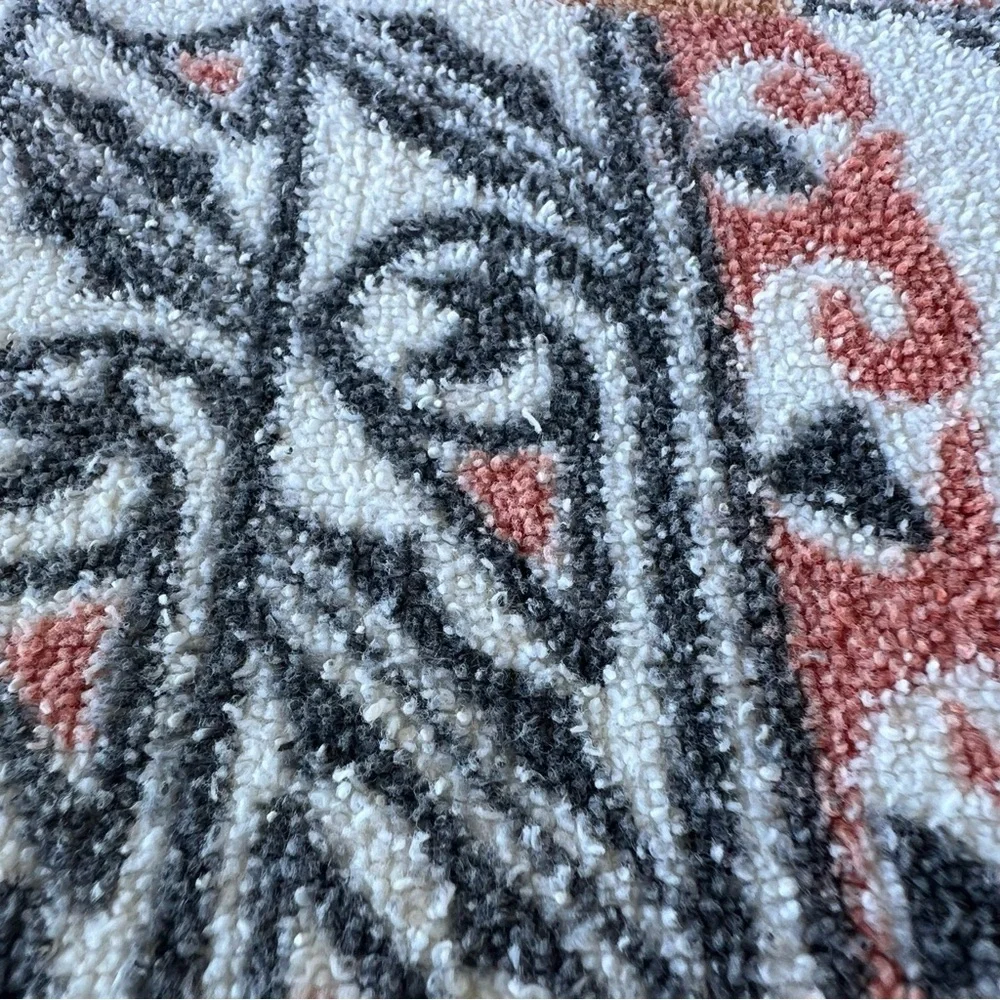 VTG Bibb Pueblo de Cochiti Fringed Towel Set The First Americans Cotton 70s GUC